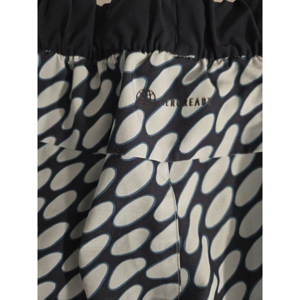 Adidas x Marimekko AeroReady Navy Blue Print Shorts Mens Size Large